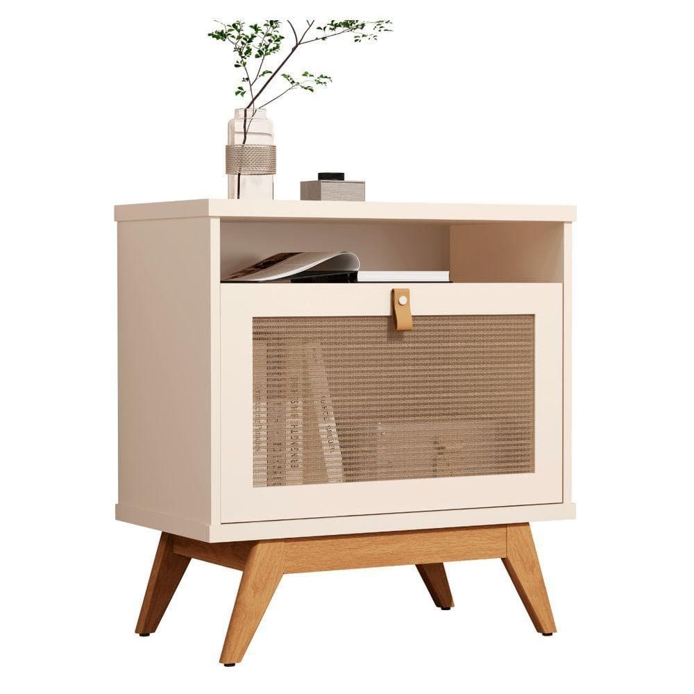 Mesa De Centro Com 1 Porta Em Ratam Renens Pérola