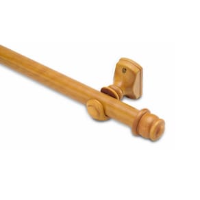 Kit Varão Completo Eco Compacto 19mm 2 Metros com Emenda - Quarto ou Sala Cerejeira