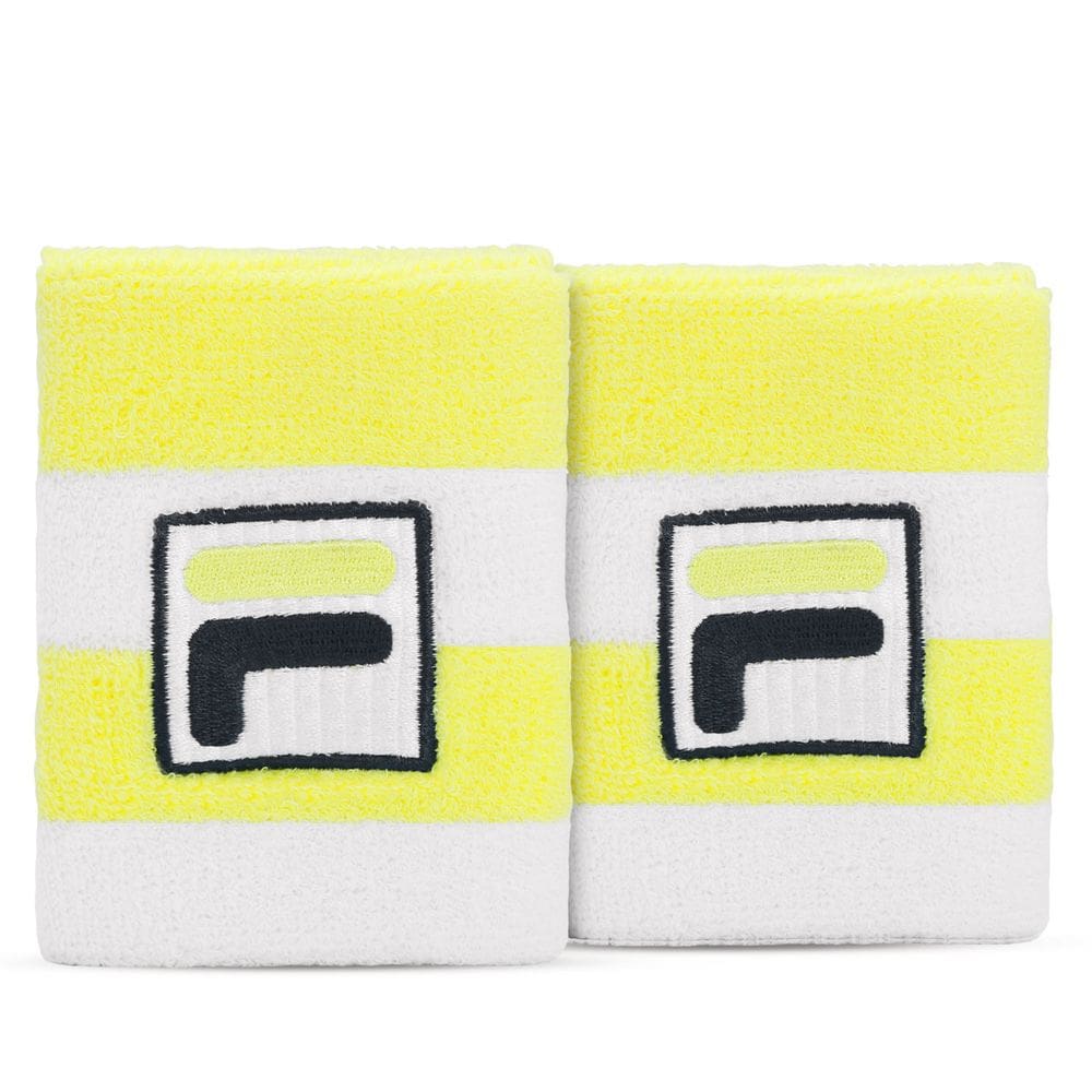 Munhequeira Fila Longa Amarela e Branca - 2 unid