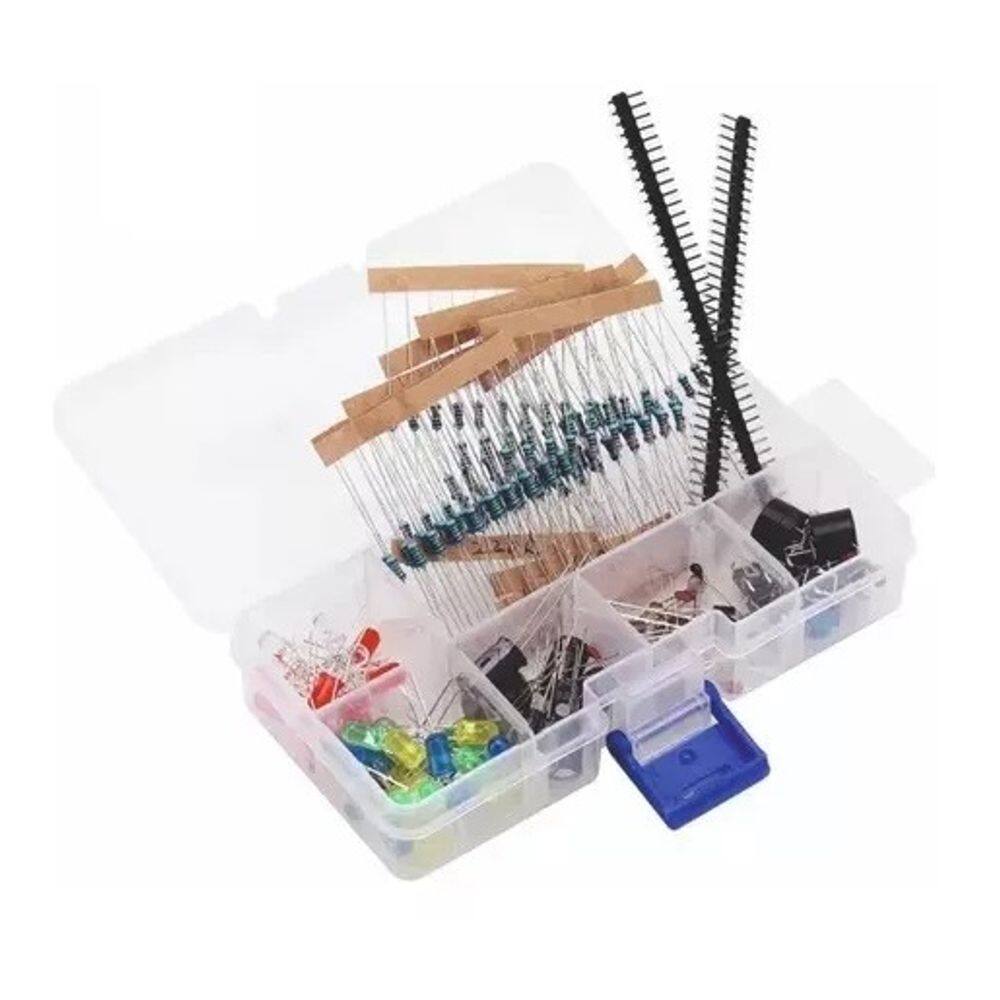 Kit Componentes E Acessorios Fk2 Para Arduino - Rpi