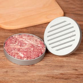 Modelador Forma Prensa Para Hambúrguer Gourmet Em Alumínio