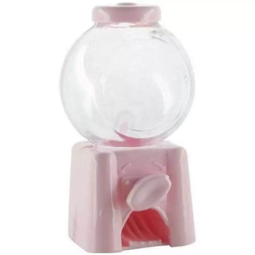 Baleiro de Plástico Candy Machine 10cm Rosa Bebê ( Pacote c\ 10 unidades) Decoração / Lembrancinha
