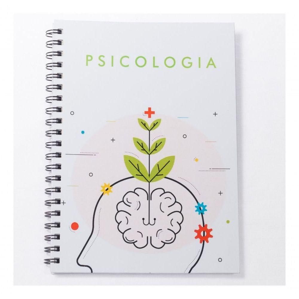 Caderno Universitário 100fls Psicologia Profissões Cor Psicologia
