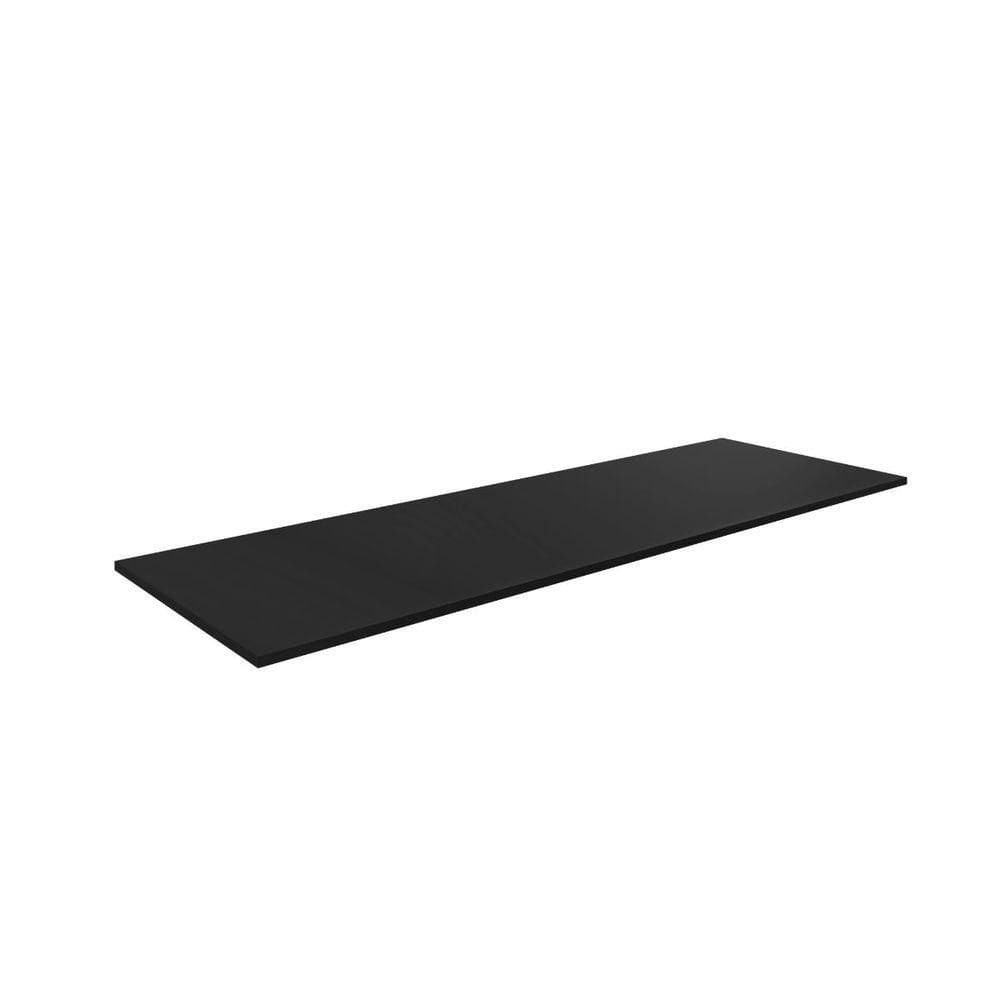 Tampo Para Balcão Mesa De Cozinha 150 Cm Em Mdp Preto Fosco