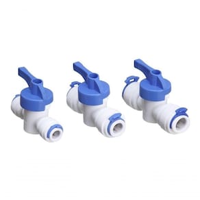 8 Valvula Registro Engate Rápido Branca Para Filtro Purificador De água 1-4, 8, 3-8 Ibbl Latina Electrolux Soft Everest Tipo De Mangueira 3-8 (9,5 Mm)