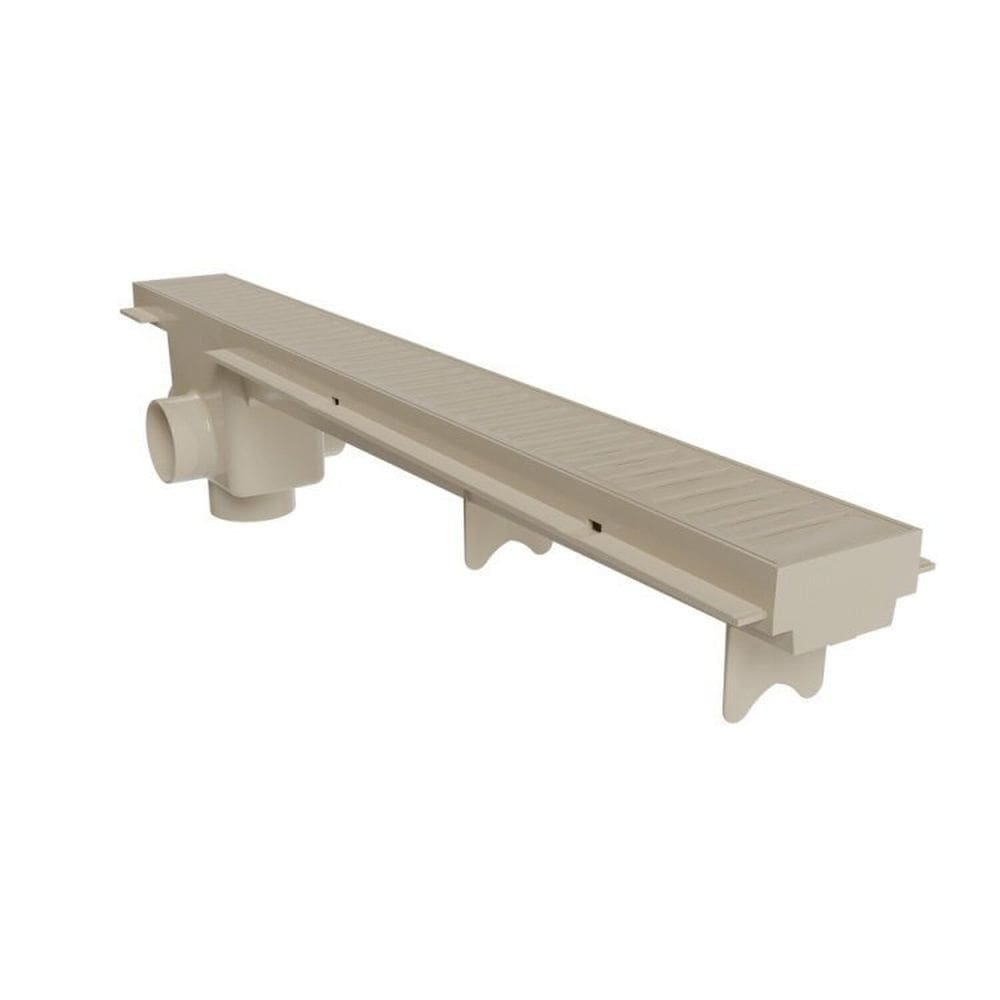 Kit 3 Ralo Linear com Tampa Vazada 50 cm  Astra Bege