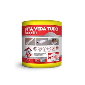 Vedatudo Fita Aluminizada Brasilit 20Cmx10m