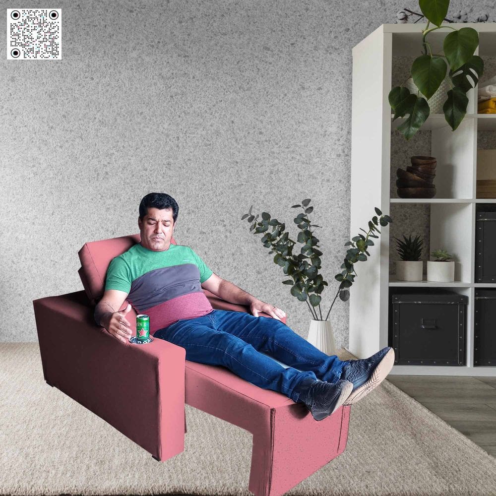Poltrona Imperial Com Assento Retratil Eletrica Suede Conforto Modernidade e Requinte Rosa