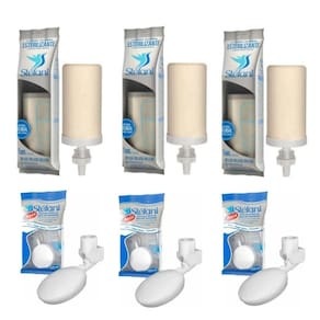 Kit 3 Vela Tripla Ação P/ Filtro De Barro 3 Boias Stéfani