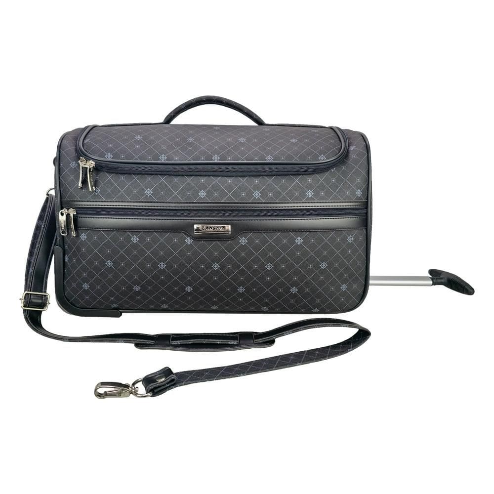 Sacola de viagem com rodas Lansay Munique Preto