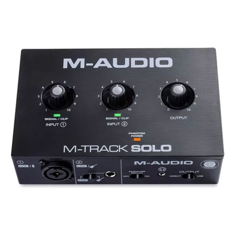 Interface Áudio Mtracksolo M-audio Xlr P10 Usb