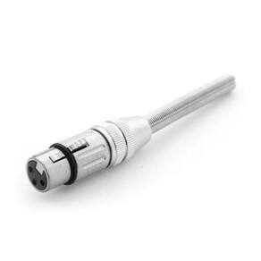 Kit 5 Conectores Cannon XLR Fêmea c/ Mola