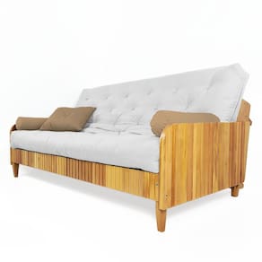 Sofá Cama Paris Ripado Acquablock Madeira Nobre