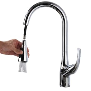 Torneira Goumert De Cozinha Extensivel Pia Luxo Bancada 3 Jatos Agua Monocomando Quente Fria