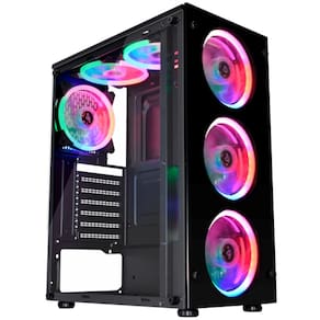 Gabinete Gamer Kmex CG-A1TP Led RGB