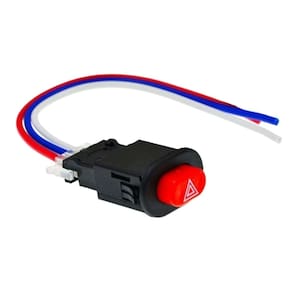 Botao Moto Universal Pisca Alerta Liga
