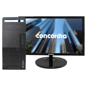 Computador Concórdia Com Monitor 21,5`` Processador Core i5 10400 8GB DDR4 SSD 240GB FreeDos
