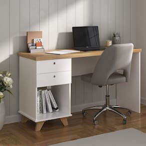 Escrivaninha de Estudos Mesa Office com Gavetas Sky