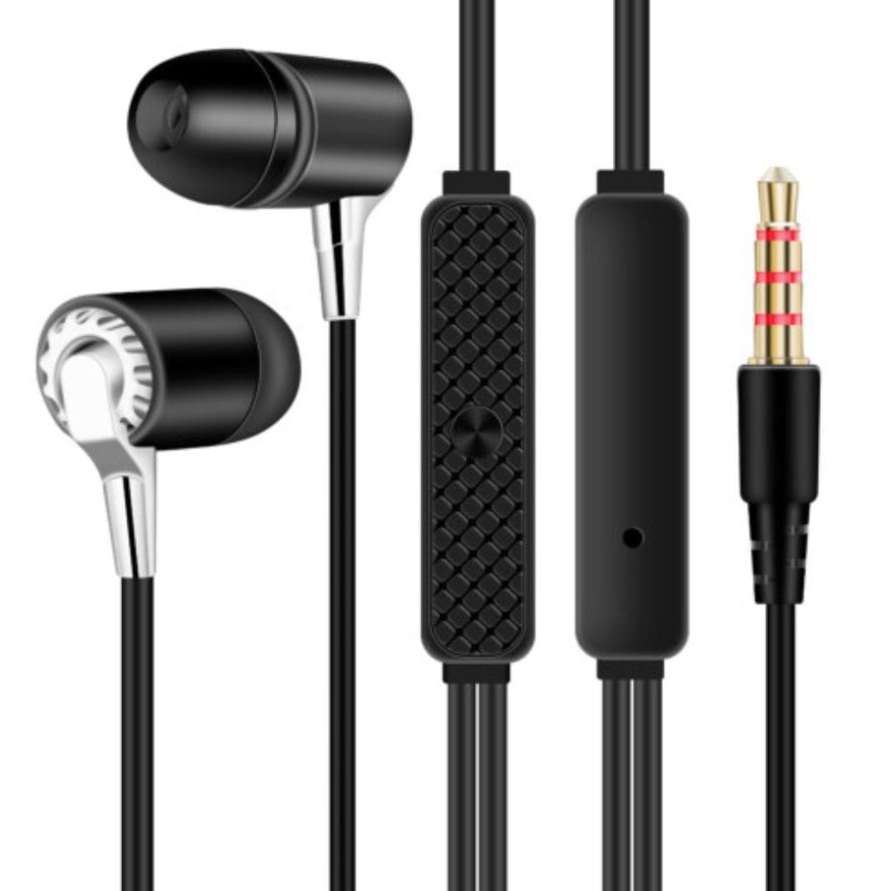 Fone De Ouvido P3 Intra Auricular FN618 Preto