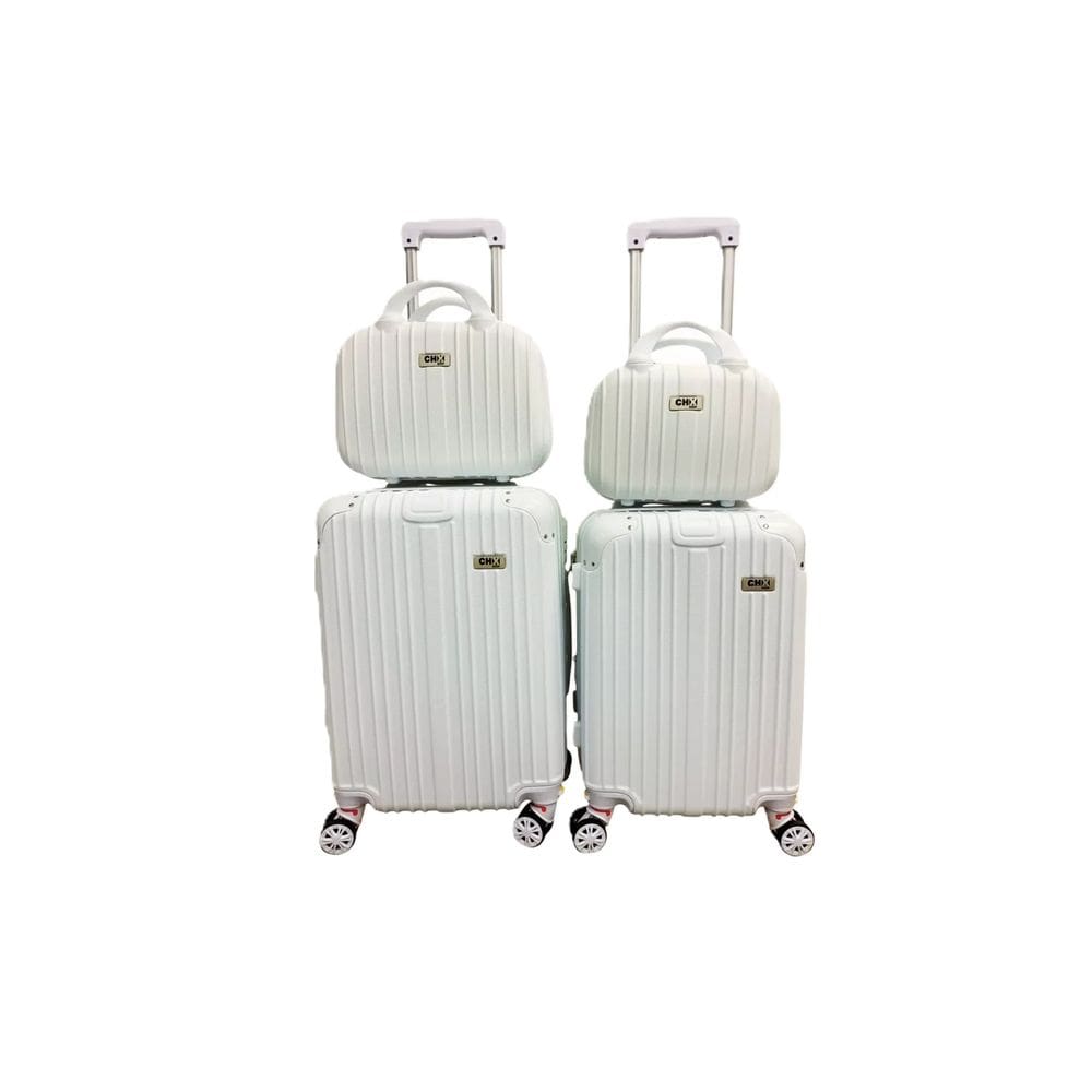 Jogo Conjunto com 2 Malas De Viagem De Bordo 1P+ 1PP+ 2 Frasqueiras