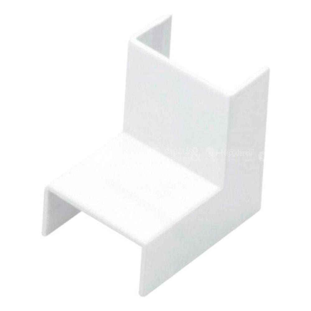 Cotovelo Interno Para Canaleta Branca 50x20mm Grossa Larga