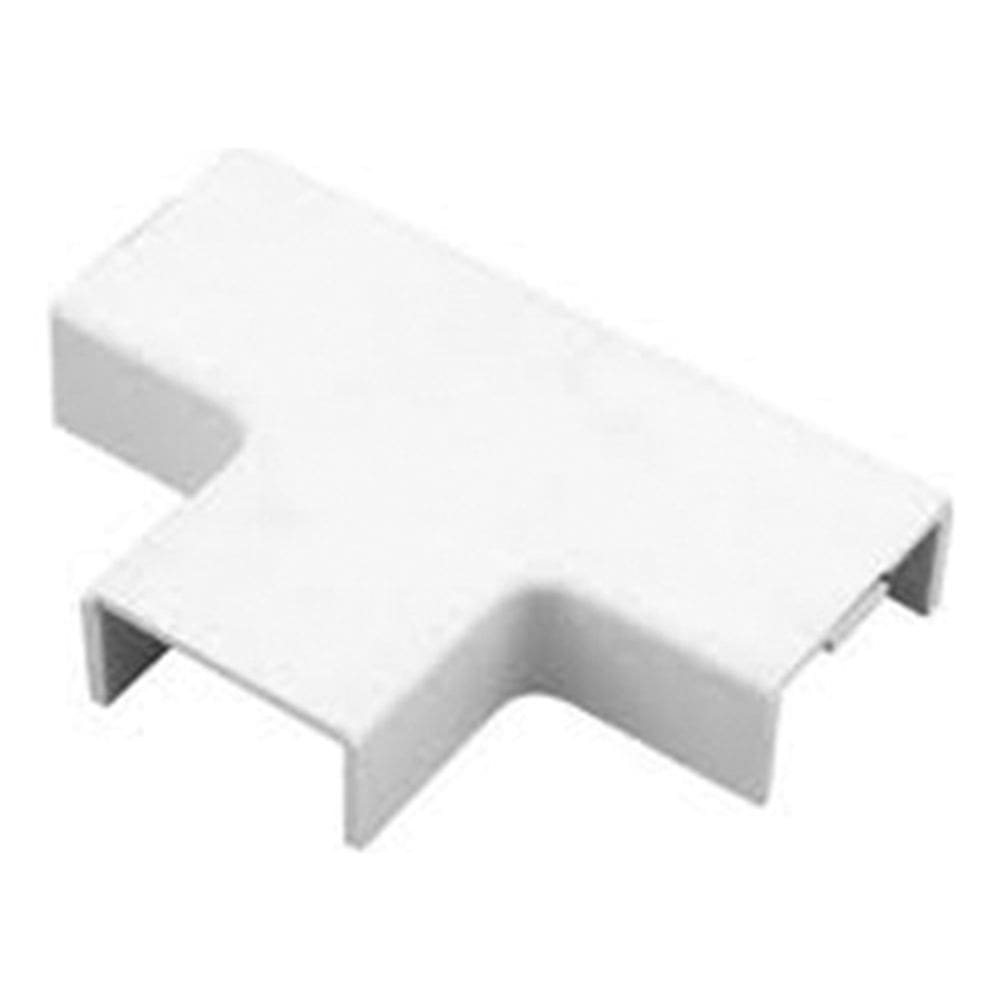 2 Tê T Para Canaleta Branca 50x20mm Grossa Larga