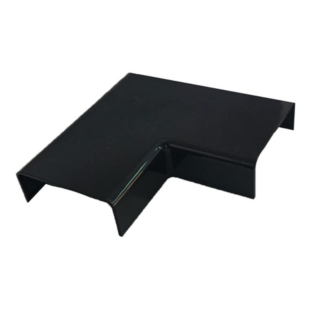 Curva Em L Para Canaleta Preta 50x20mm Grossa Larga