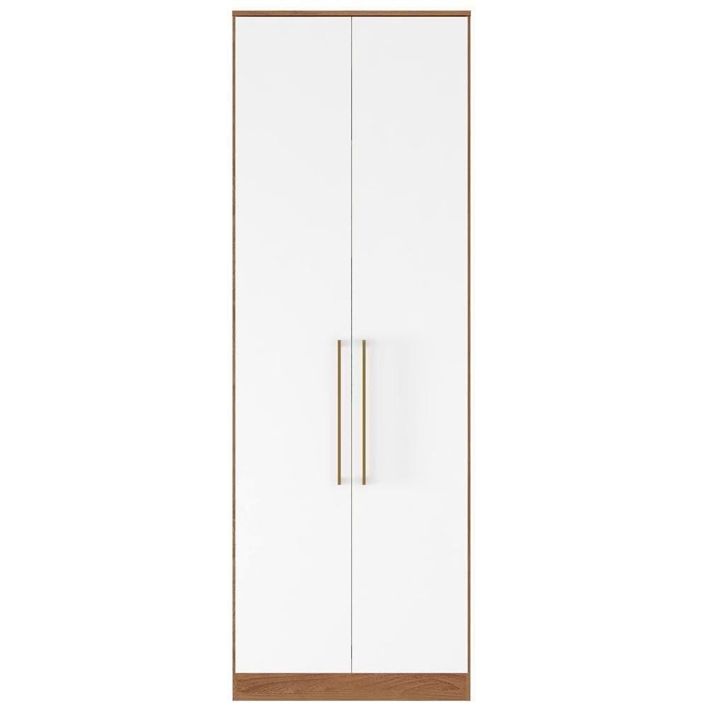 Guarda Roupa 2 Portas 71140k Amendola Branco Demartez Amendo