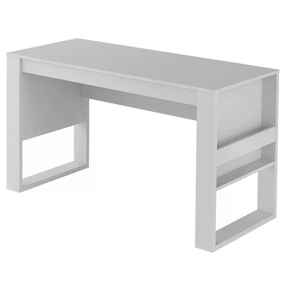 Mesa Escrivaninha Para Escritorio Me4146 Branco Branco