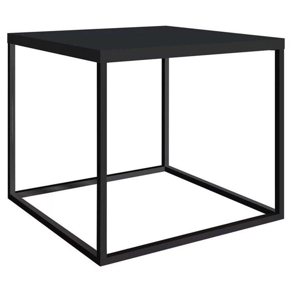 Mesa Lateral Cube 24803 Linha Complementos Preto
