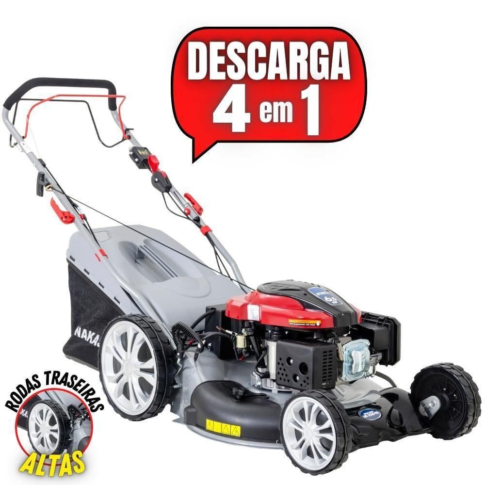Carrinho De Cortar Grama Nakashi Lr225te P/ Jardinagem