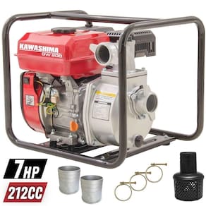 Motobomba Potente à Gasolina 212cc 7hp 4t Para Irrigação