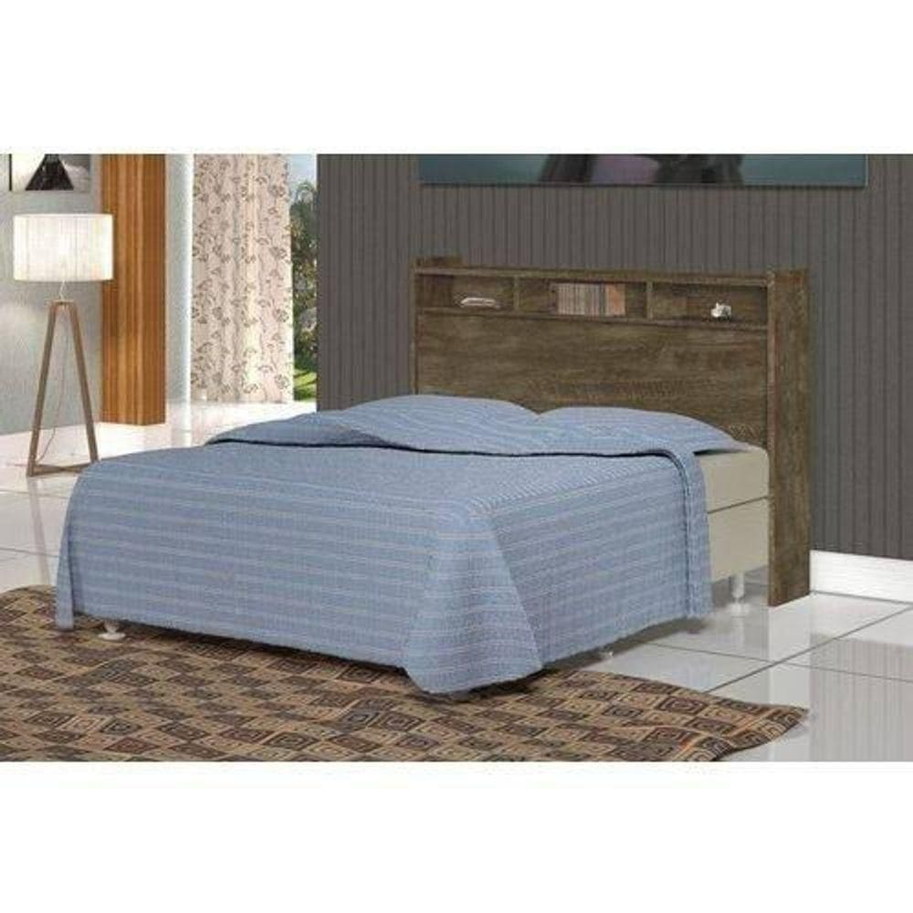 Cabeceira Casal Melissa Castanho Wood