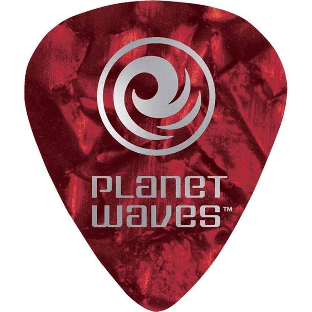 Palheta Para Guitarra De Celuloide 1Crp2-10 - Vermelho Pérol