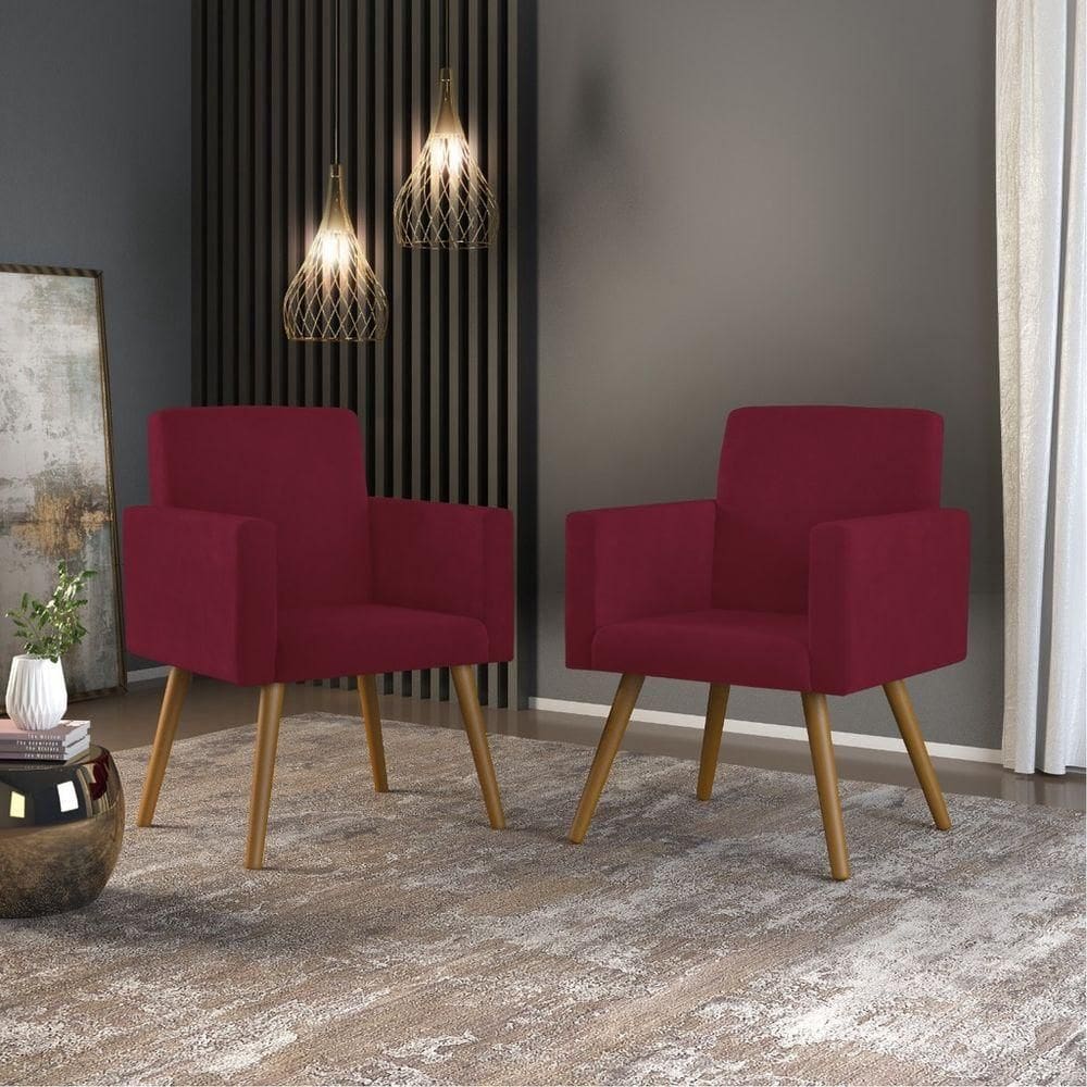 Kit 02 Poltronas Sala marsala