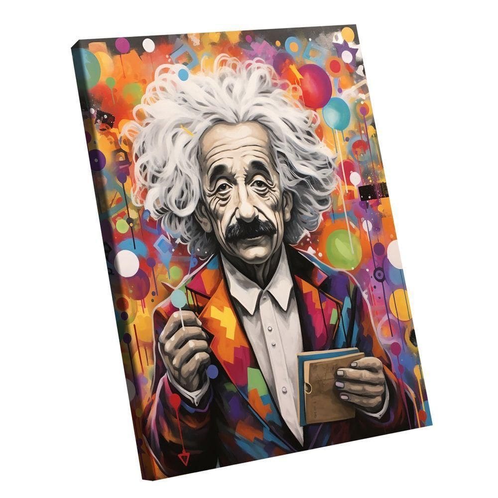 Quadro Einstein Colors -- Br Artes