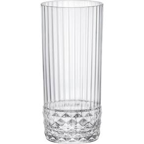 Bormioli Rocco America `20s Copo Long Drink 16x7x7cm 490ml Vidro Transp 6pç