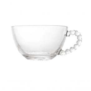 Kit 6 Xícaras Para Café De Cristal Coração 80 Ml - Lyor