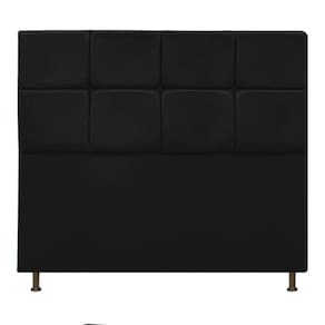 Cabeceira Estofada Damares 160 Cm Queen Size Preto