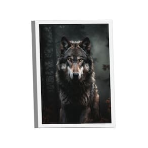 Quadro Strong Wolf -- Br Artes