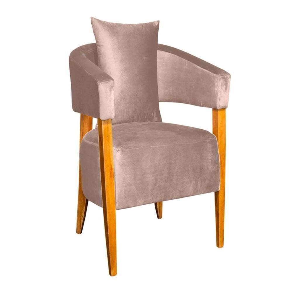 Poltrona Decorativa Valentina Luxo Dora Bela Cor 0121 New