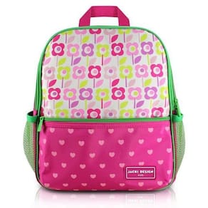 Mochila Sapeka Jacki Design Fúcsia - Floral Pink Mochila