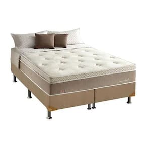 Conjunto Box + Colchão Herval Diplomat Queen 158x198x79