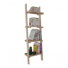 Expositor De Livros Escada De Madeira Pinus