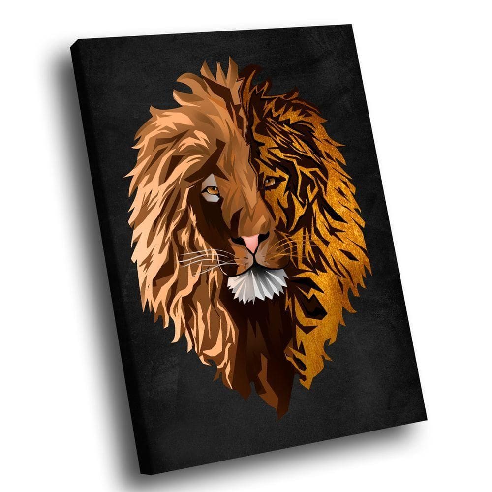 Quadro Gold Face -- Br Artes