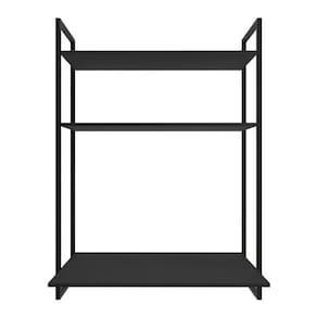Escrivaninha Suspensa Estilo Industrial Tokyo - Fit Mobel Cor Preto