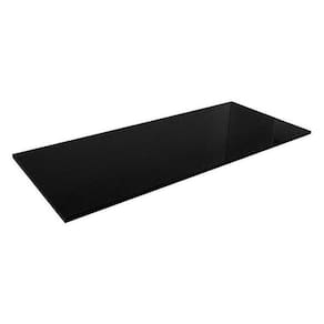Tampo Balcão Gabinete De Cozinha 150Cm Mdp Preto Onix