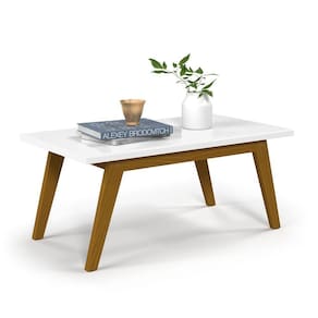 Mesa De Centro Prism Pes De Madeira Reforçada Patrimar
