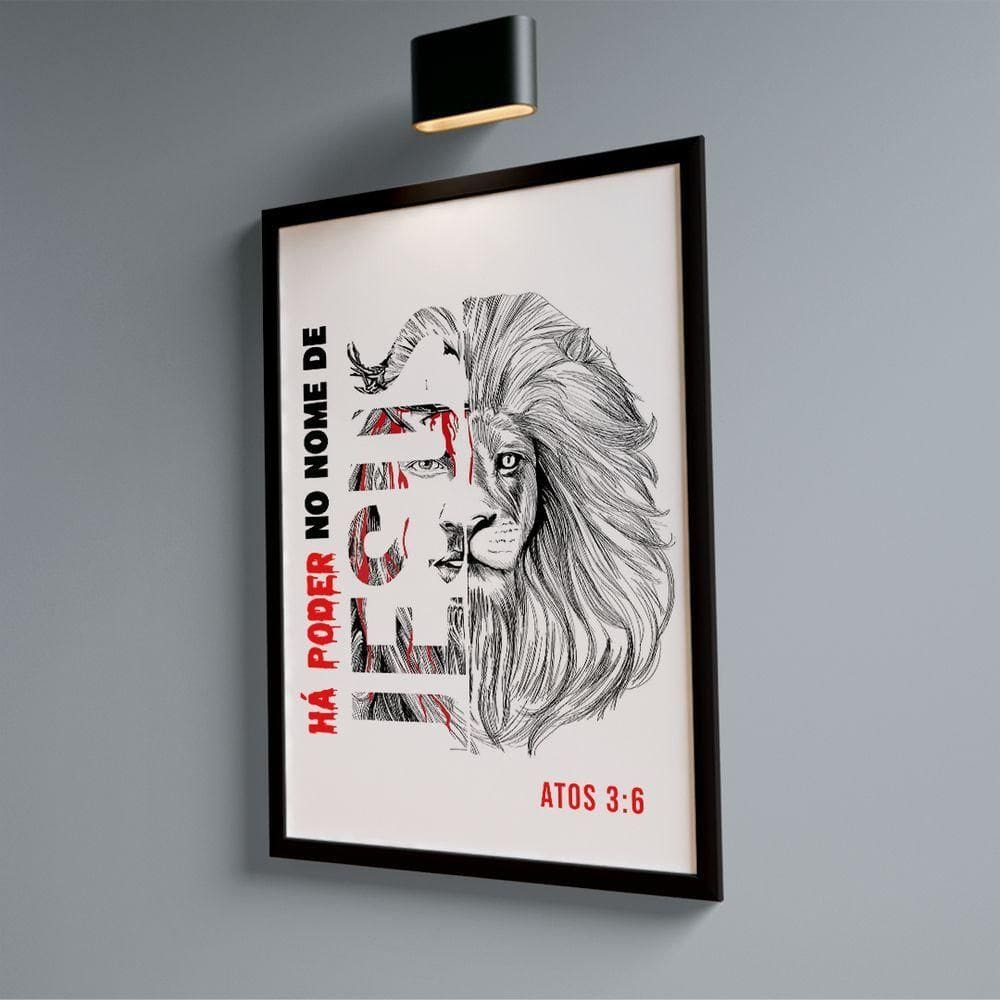 Quadro Há Poder No Nome De Jesus