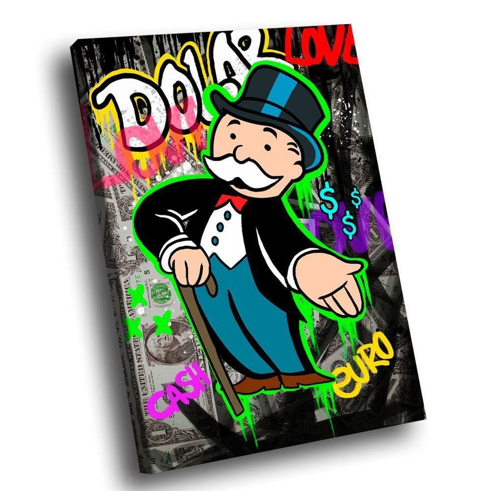 Quadro Dólar Love -- Br Artes
